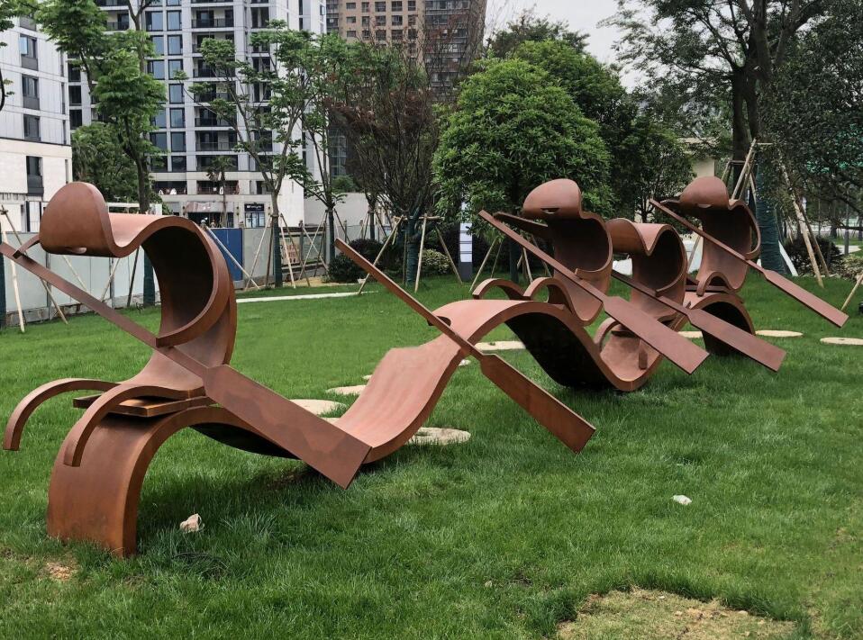 松桃锈钢板造型